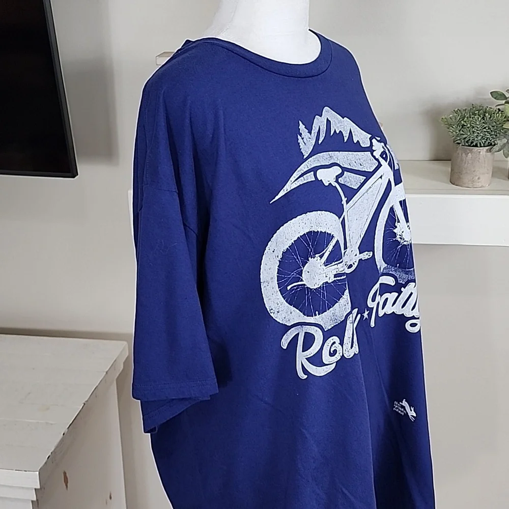 Port & Company Roll A Fatty Bicycle Tee Unisex